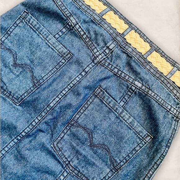 EUC Spell & the Gypsy Collective Indigo Blue Boulevard Denim Skirt - Picture 13 of 14